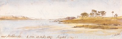Near Maharraka, 6:00 p.m., February 13, 1867 by Edward Lear